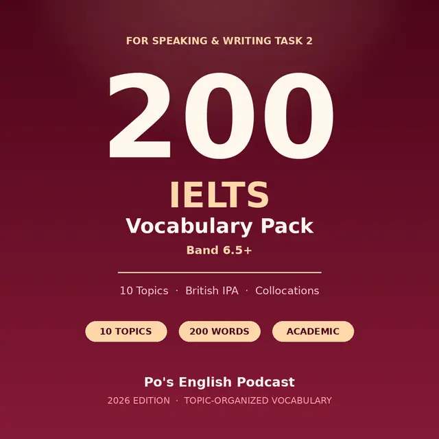 Bìa IELTS Vocabulary 200 từ Band 6.5+